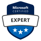Selo Microsoft 365 Certified: Administrator Expert